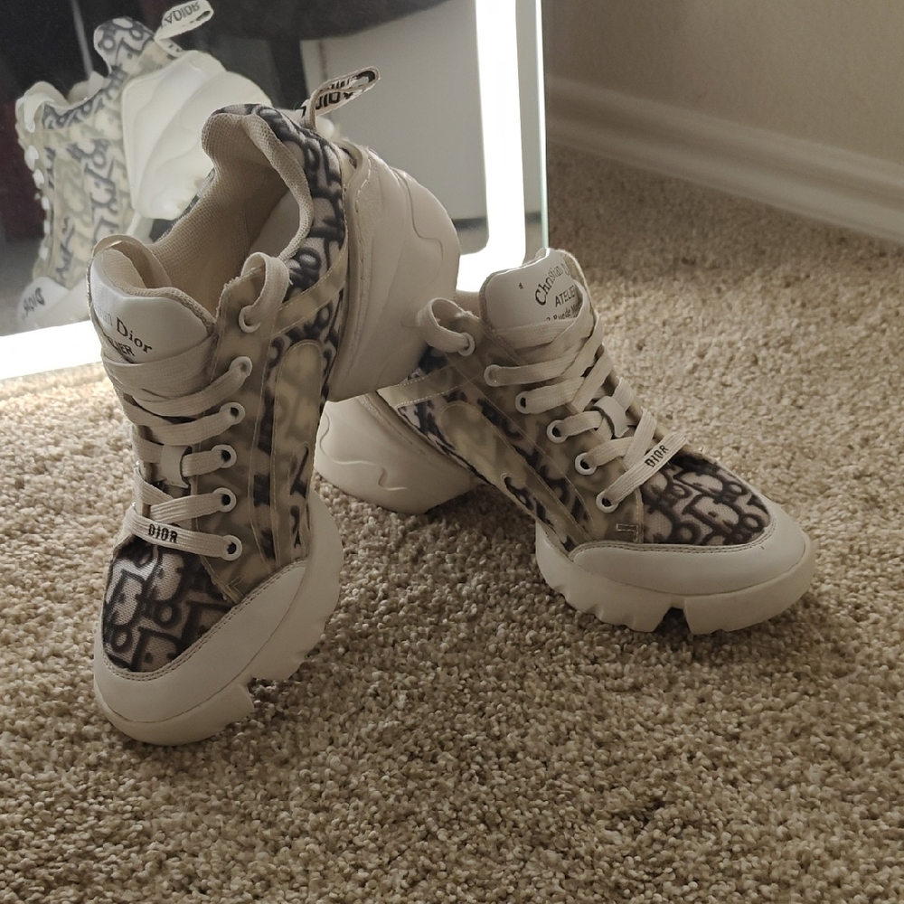 Dior Women's Sneakers - Black and Cream